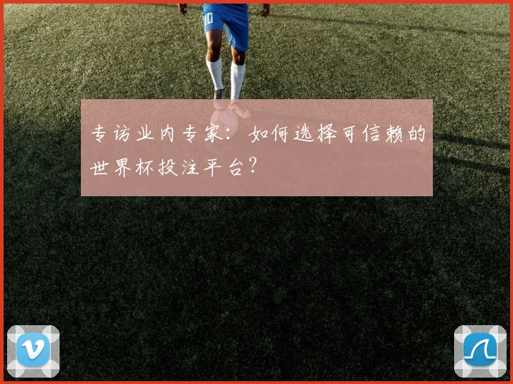 专访业内专家:如何选择可信赖的世界杯投注平台?